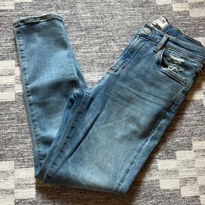Agolde Blue Skinny Jeans Classic Denim